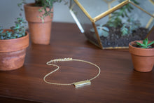 Jewelry - Brass Bar Necklace
