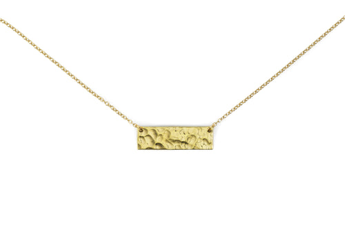 Brass .50 Caliber Bar Necklace