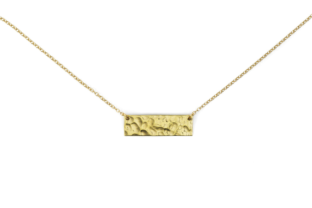 Brass .50 Caliber Bar Necklace