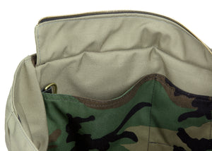 Camo Signature Zip Top Tote Bag