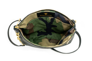 Service Member Edition (AR670-1 Compliant) - Black Leather Crossbody Bag