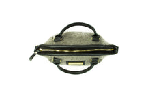 Handbag - Wool Handbag - Black Leather