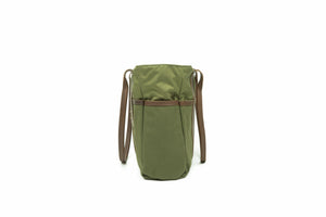 Tote Bag - Mini Zip Top Tote - Olive